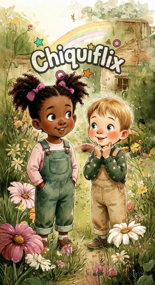 Fatou & Dimitri — Garden Pastel (9:16) #2