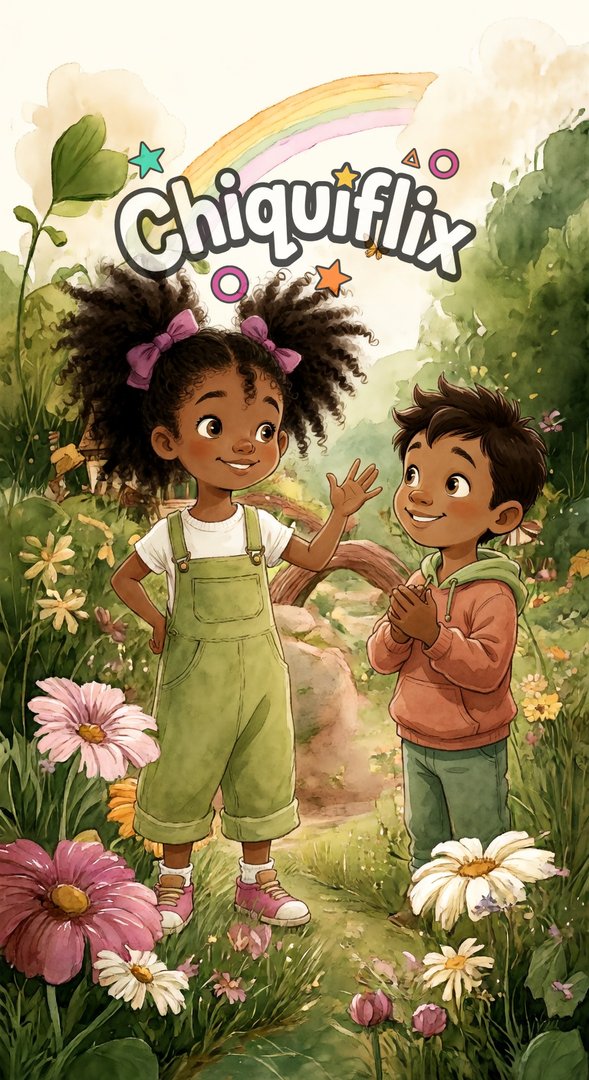 Fatou & Marco — Garden Pastel (9:16) #3